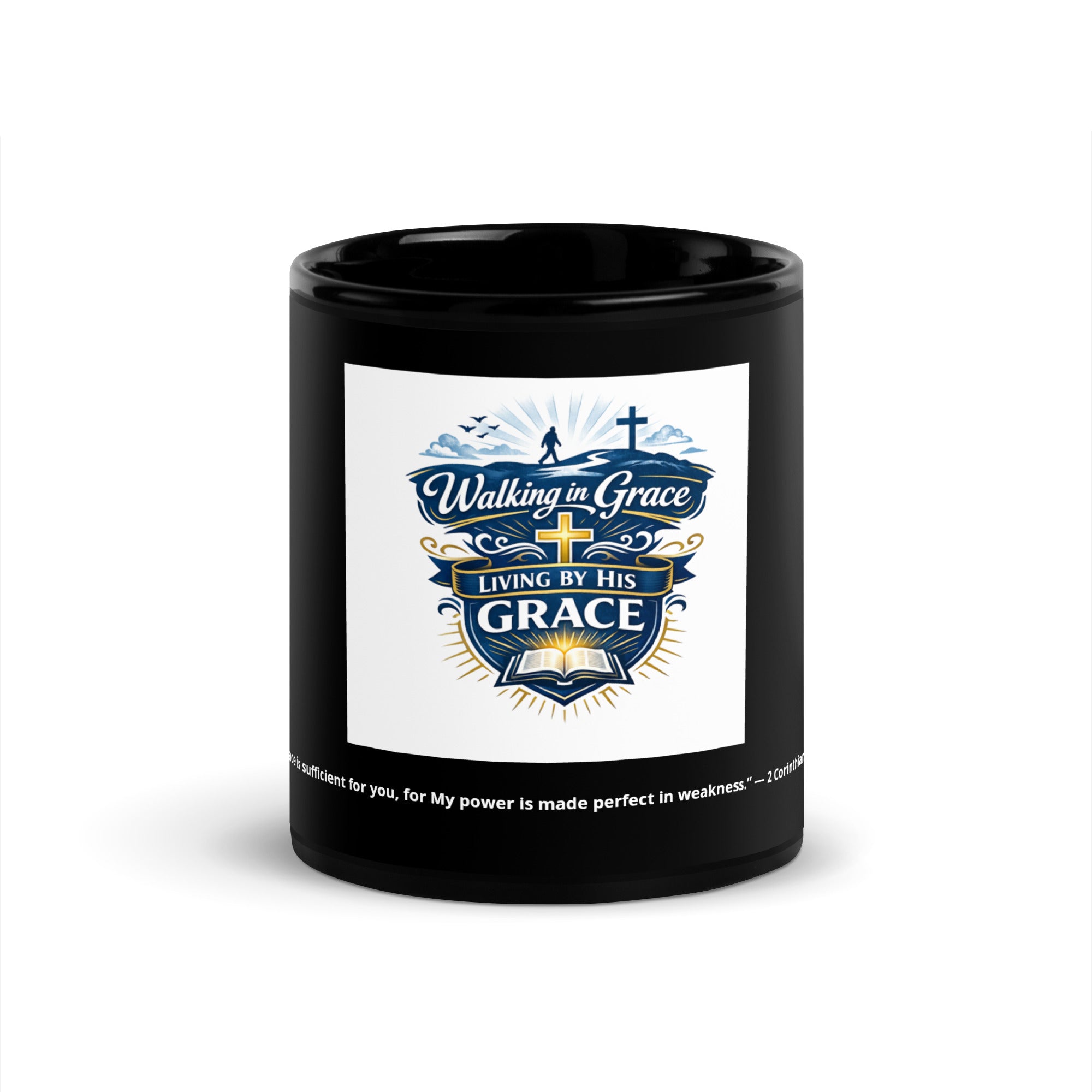Black Glossy Mug premium ceramic coffee cup