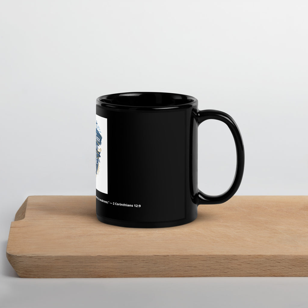 Black Glossy Mug premium ceramic coffee cup