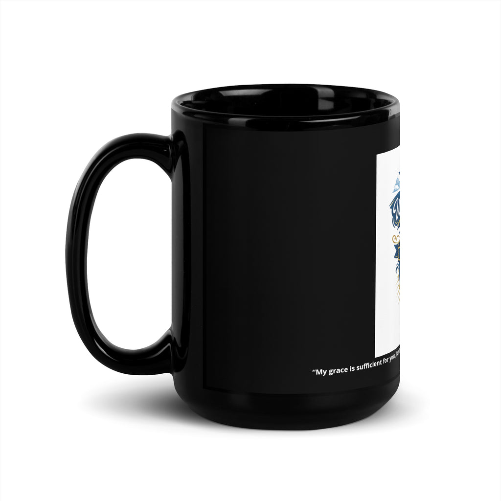 Black Glossy Mug premium ceramic coffee cup