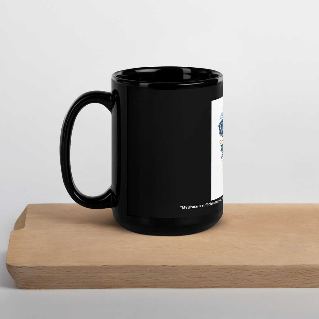 Black Glossy Mug premium ceramic coffee cup